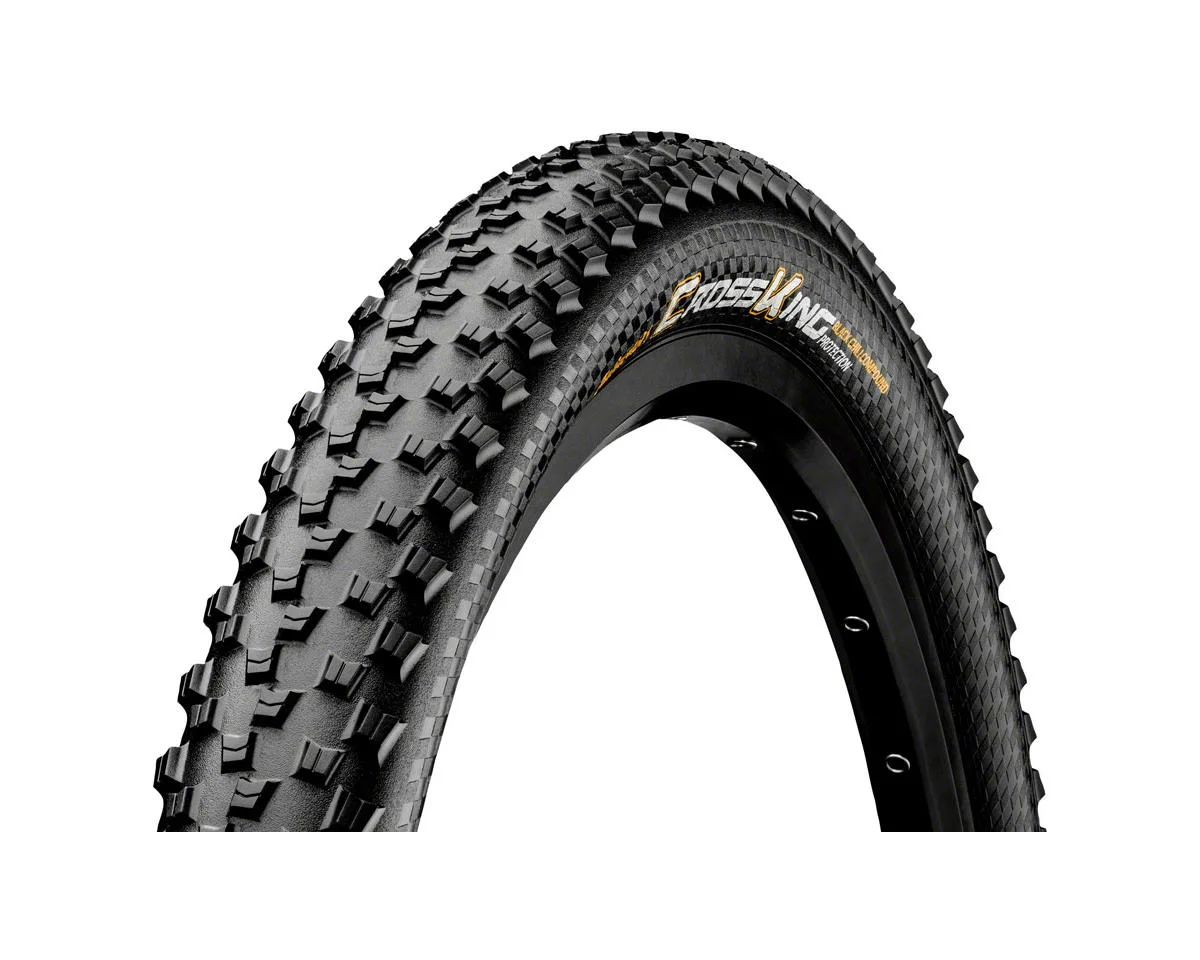 SCRATCH & DENT: Continental Cross King Mountain Bike Tire (Black) (Wire Bead) (27.5") (2.3") (PureGrip/ProTection) (E25)